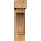 Ekena Millwork Imperial Block Rough Sawn Bracket w/ Offset Brace, Western Red Cedar, 6"W x 18"D x 22"H BKT0604X18X22IMP05RWR - alternate 3